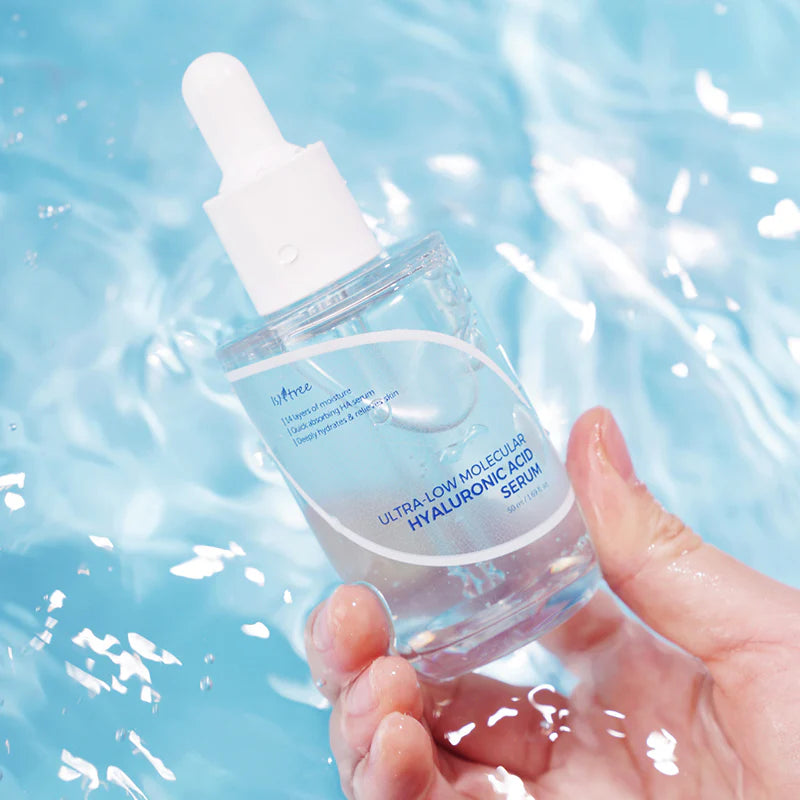 Isntree Ultra-Low Molecular Hyaluronic Acid Serum — deeply hydrates and plumps skin
