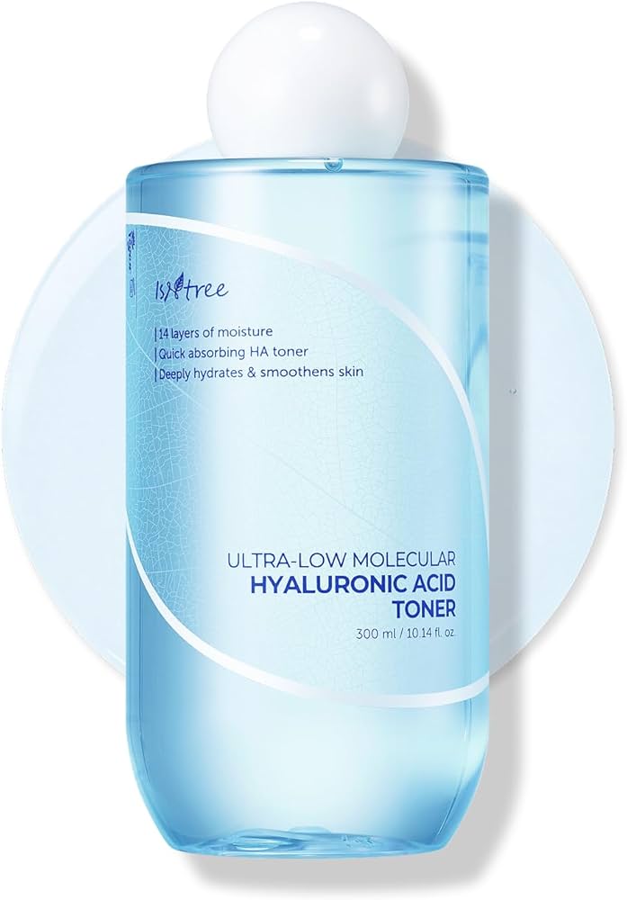 Isntree Ultra-Low Molecular Hyaluronic Acid Toner — ultra-low molecular hyaluronic hydrating toner