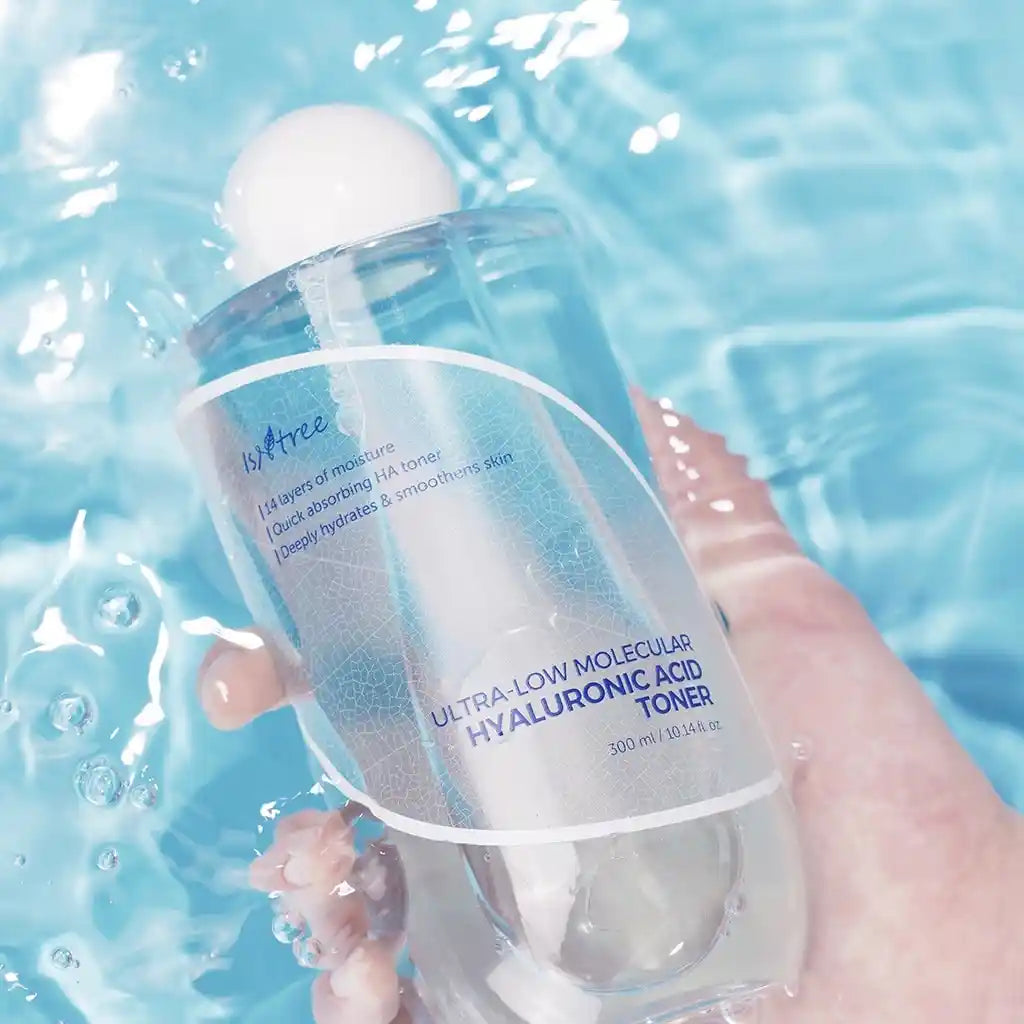 Isntree Ultra-Low Molecular Hyaluronic Acid Toner — ultra-low molecular hyaluronic hydrating toner