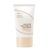 Isntree Yam Root Milk Tone Up Sun Cream — hydrates while it protects for comfortable wear