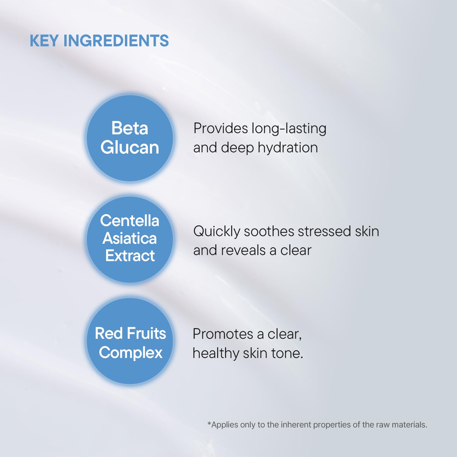 Strengthens the skin's moisture barrier