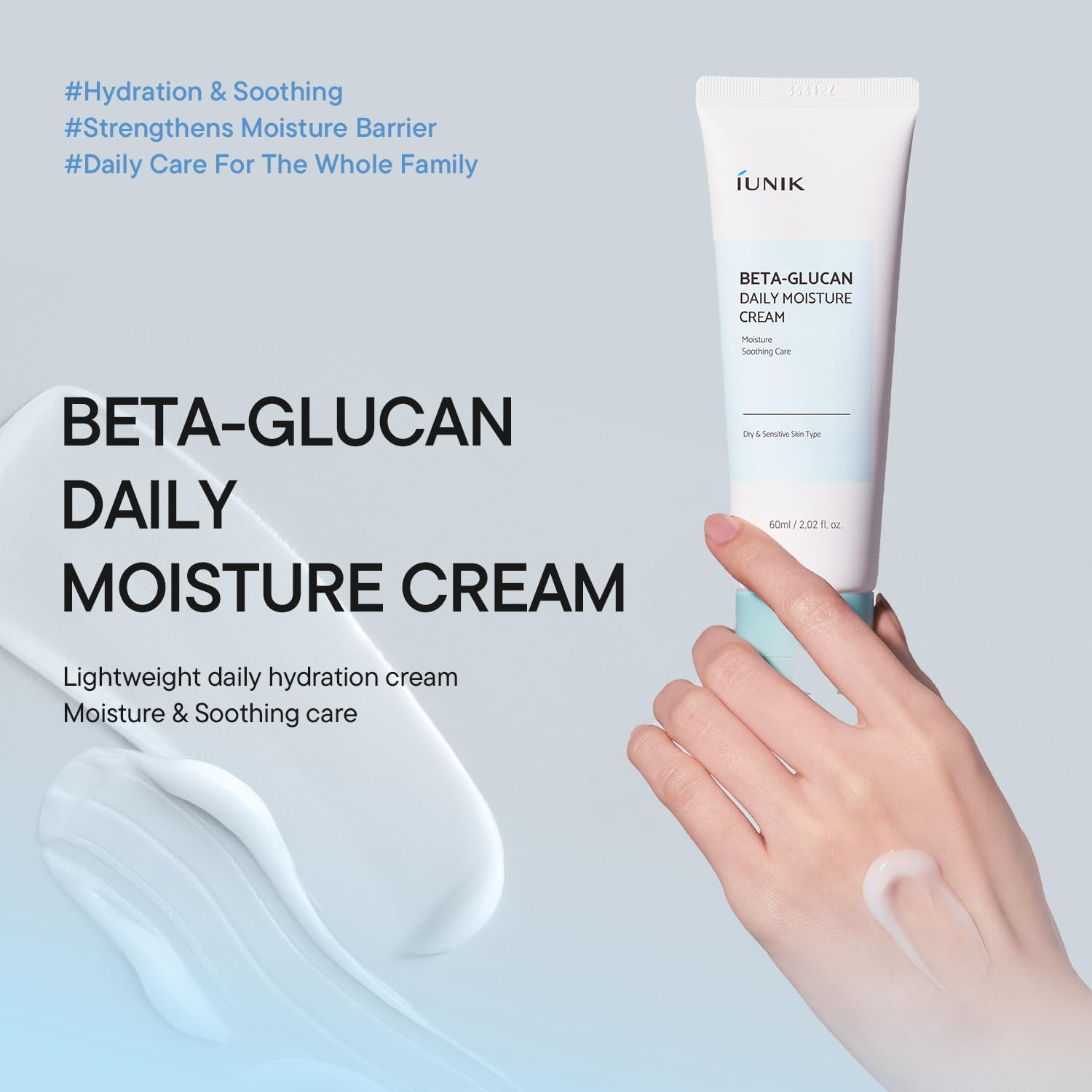 Provides lasting moisture for dry skin