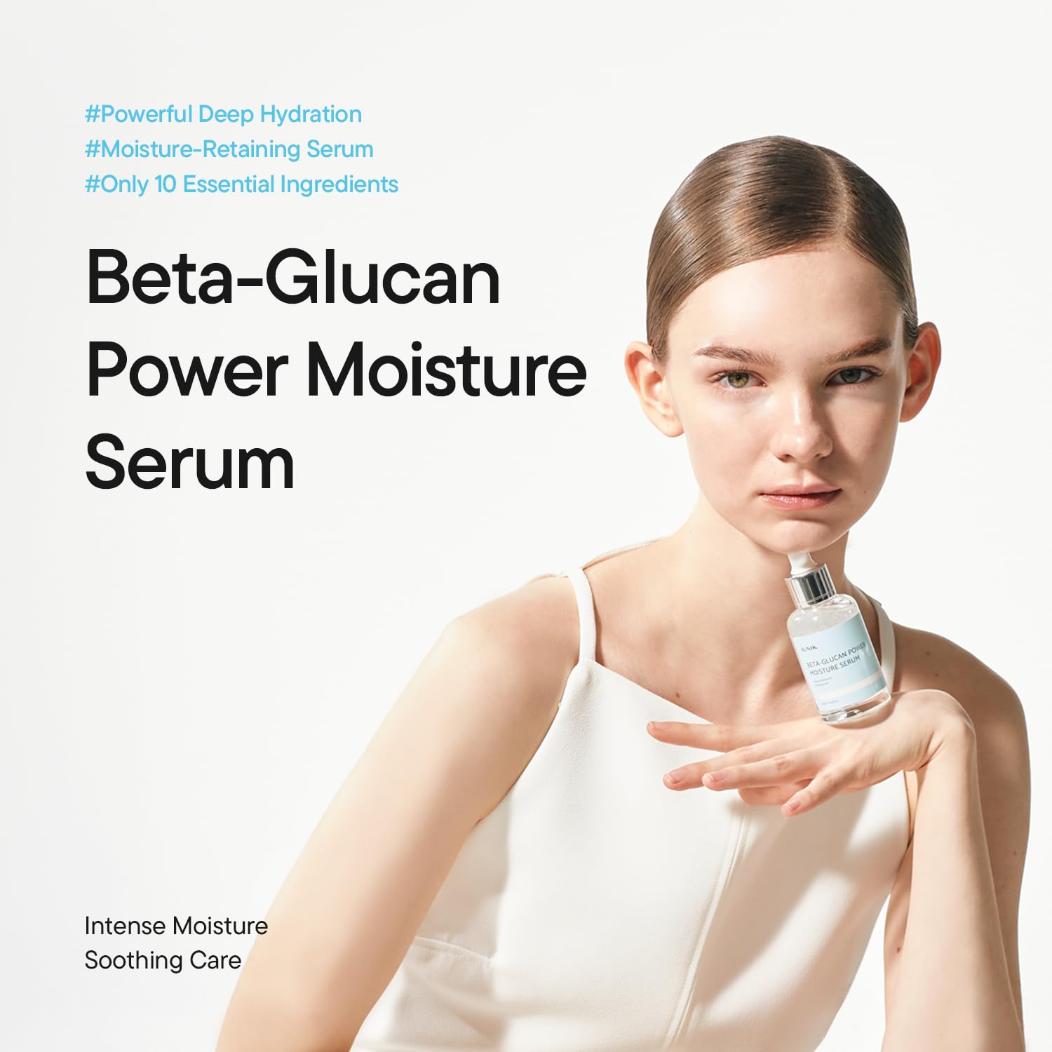 High concentration of beta-glucan for moisture