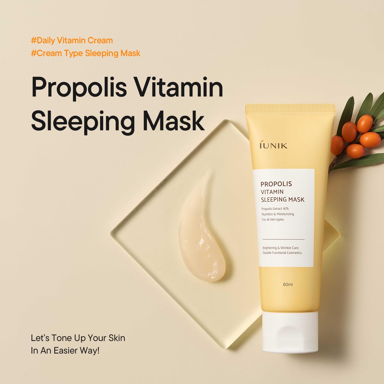 Nourishes and revitalizes tired skin while you sleep