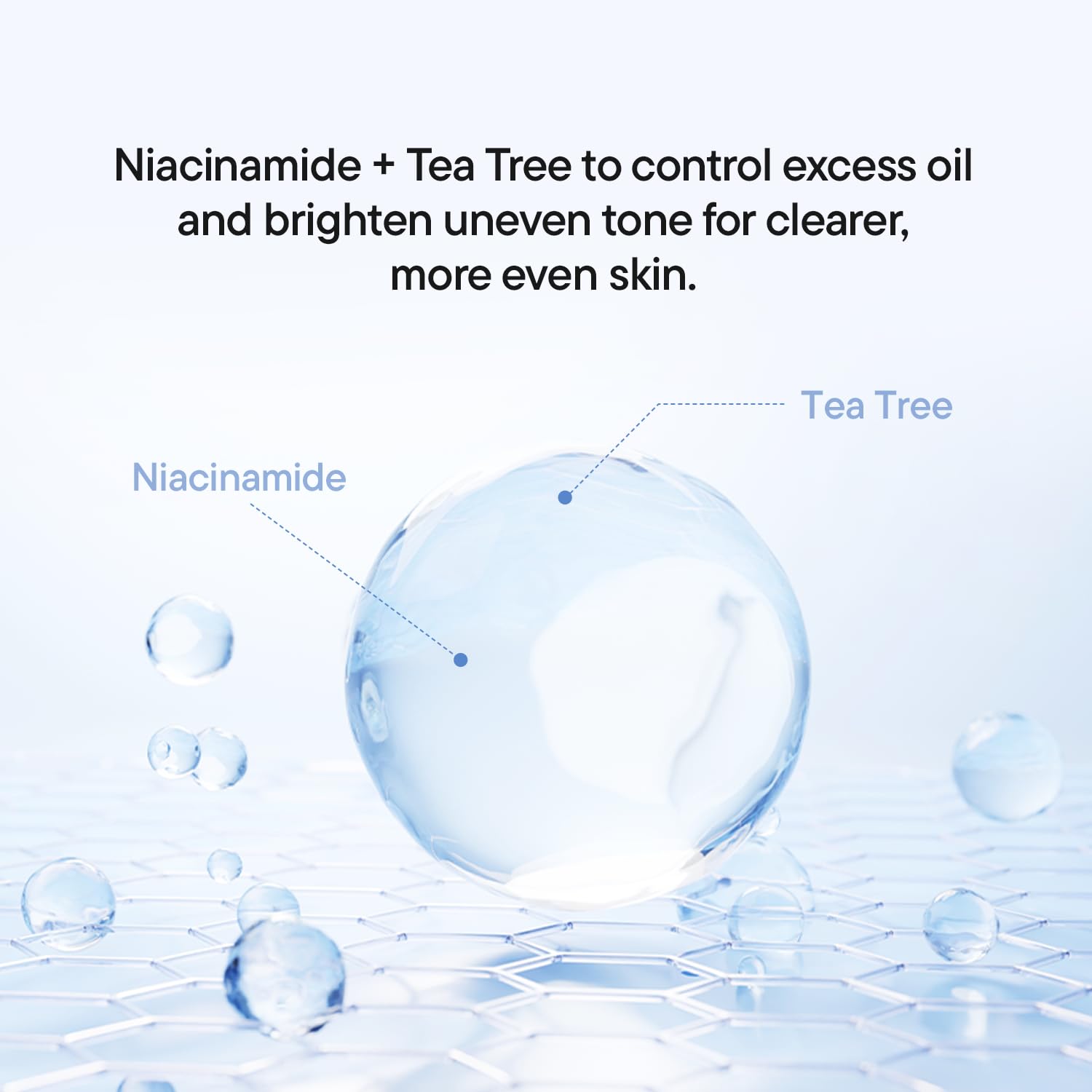 Tea tree and centella for blemish-prone skin
