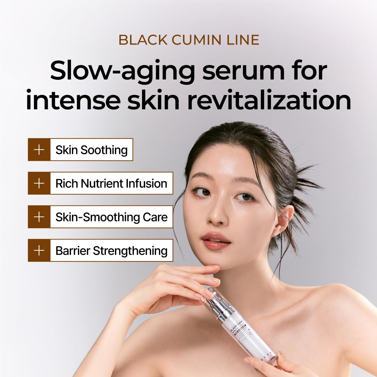 IZEZE Black Cumin NPB Bliss Serum — key soothing ingredients