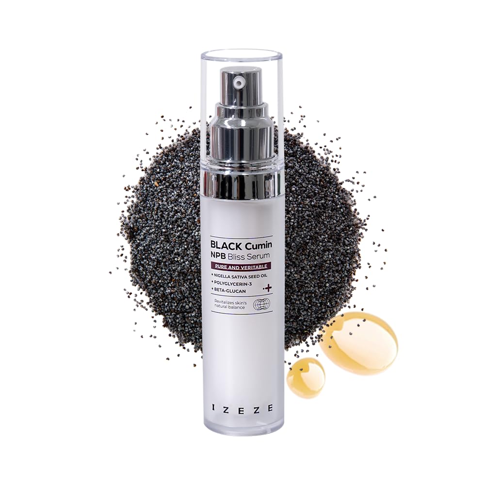 IZEZE Black Cumin NPB Bliss Serum — black cumin serum for calm, balanced skin