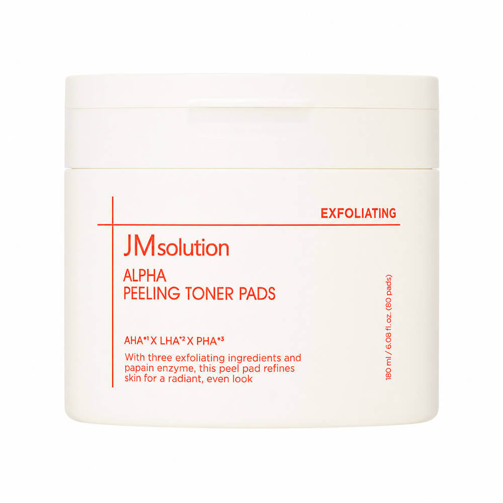 JMsolution Alpha Peeling Toner Pads – exfoliating AHA pads