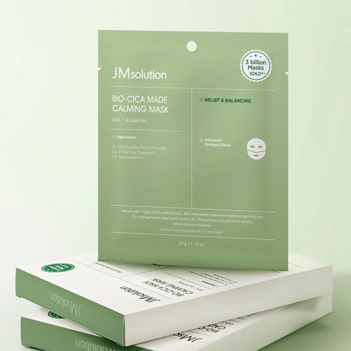 Centella bio-cellulose mask to calm sensitive skin