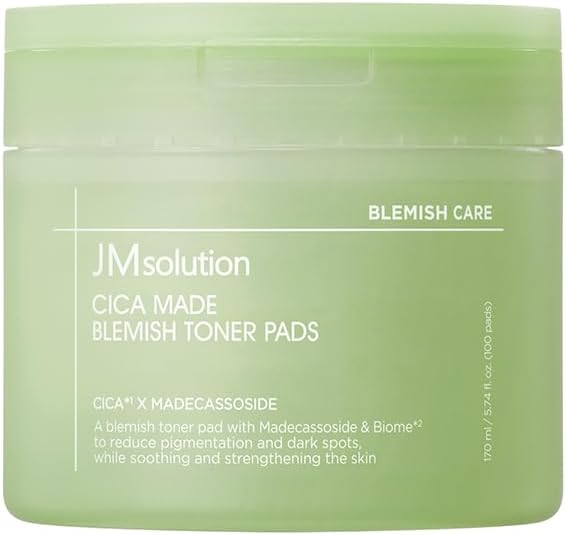 JMsolution Cica Made Blemish Toner Pads – blemish care pads