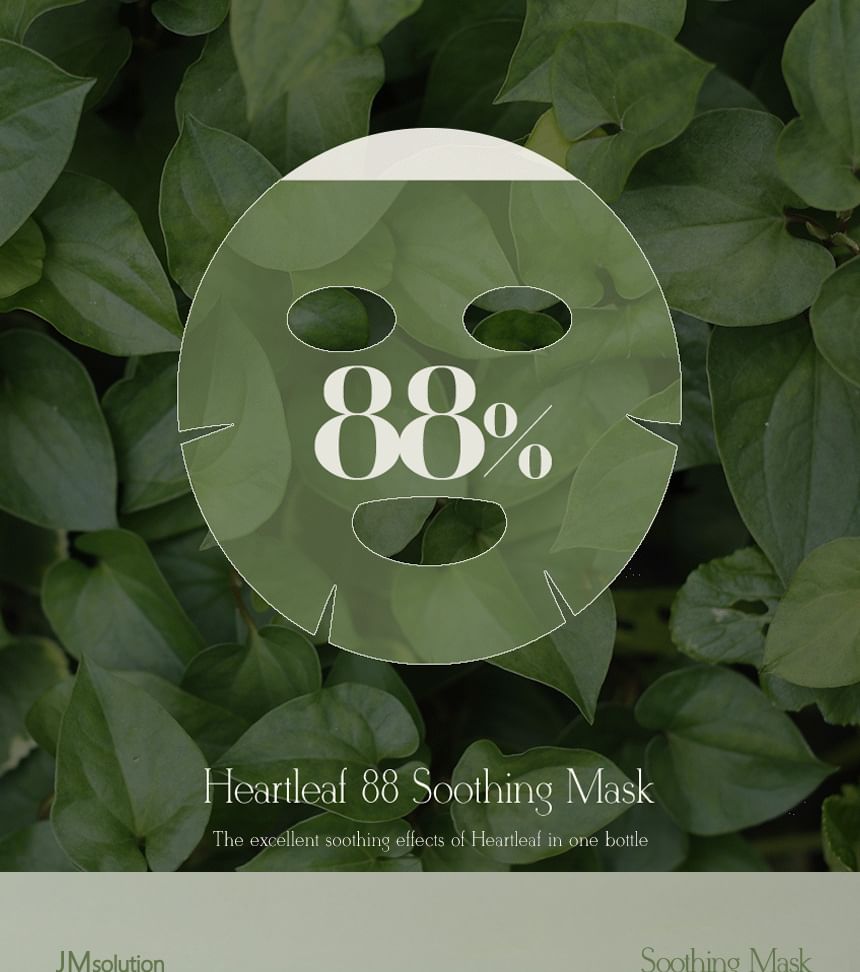Made with 88% heartleaf extract to calm sensitive skin