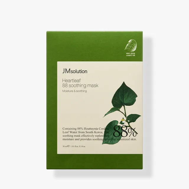 JMsolution Heartleaf 88 Soothing Mask – calming sheet mask