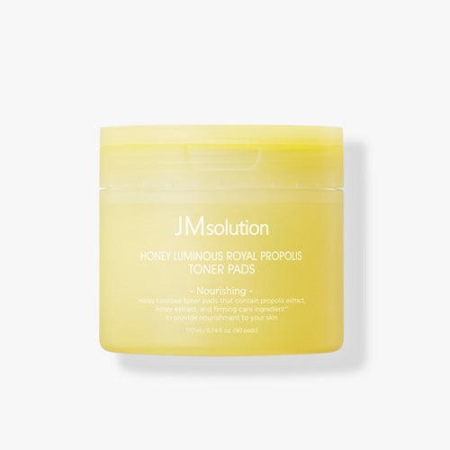 JMsolution Honey Luminous Royal Propolis Toner Pads – nourishing propolis pads