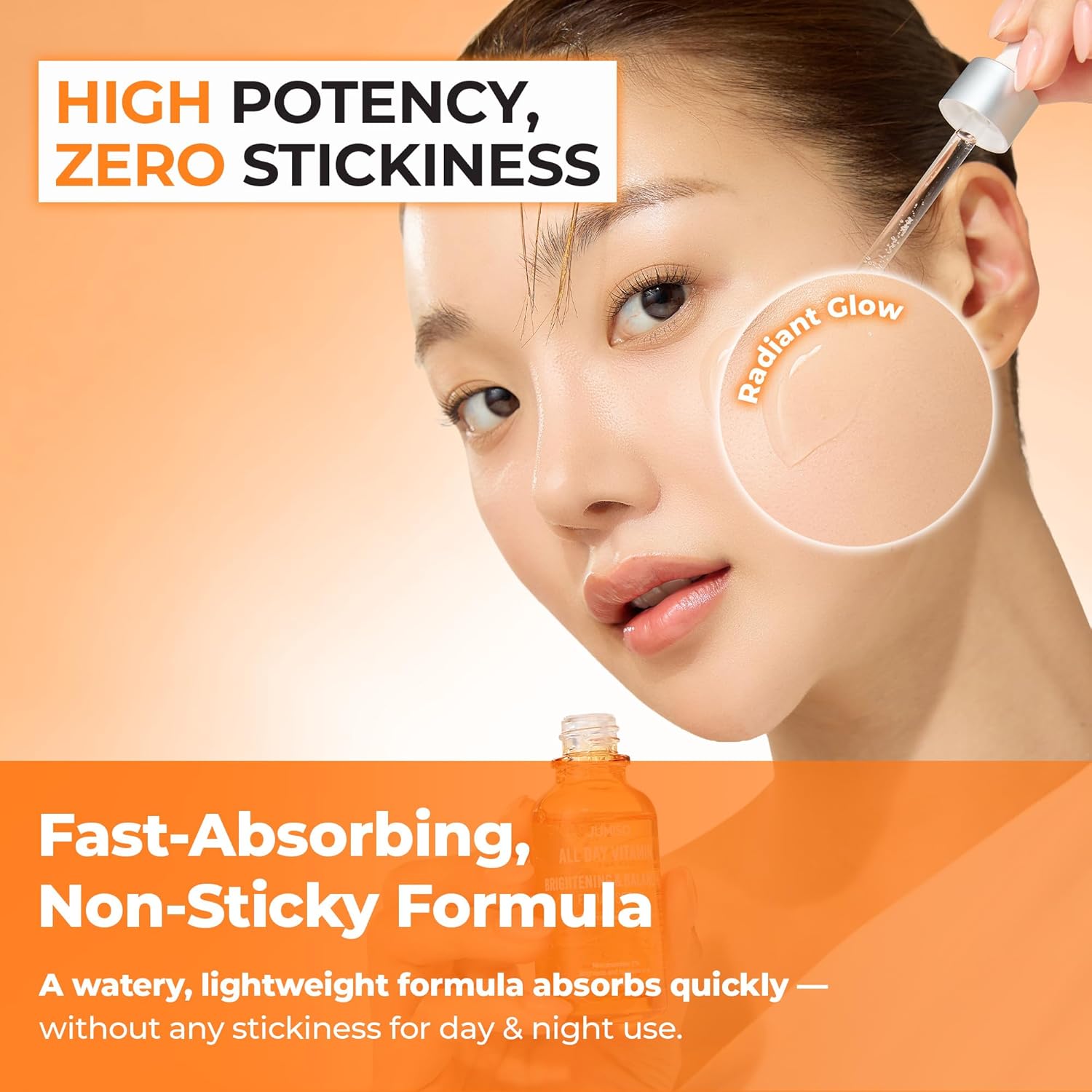 Use morning and night after toner