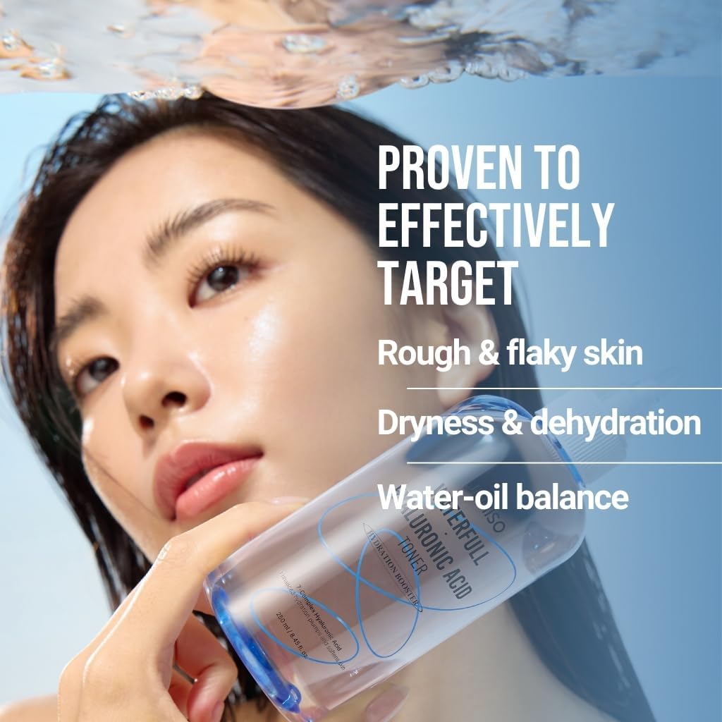Watery, fast-absorbing toner texture