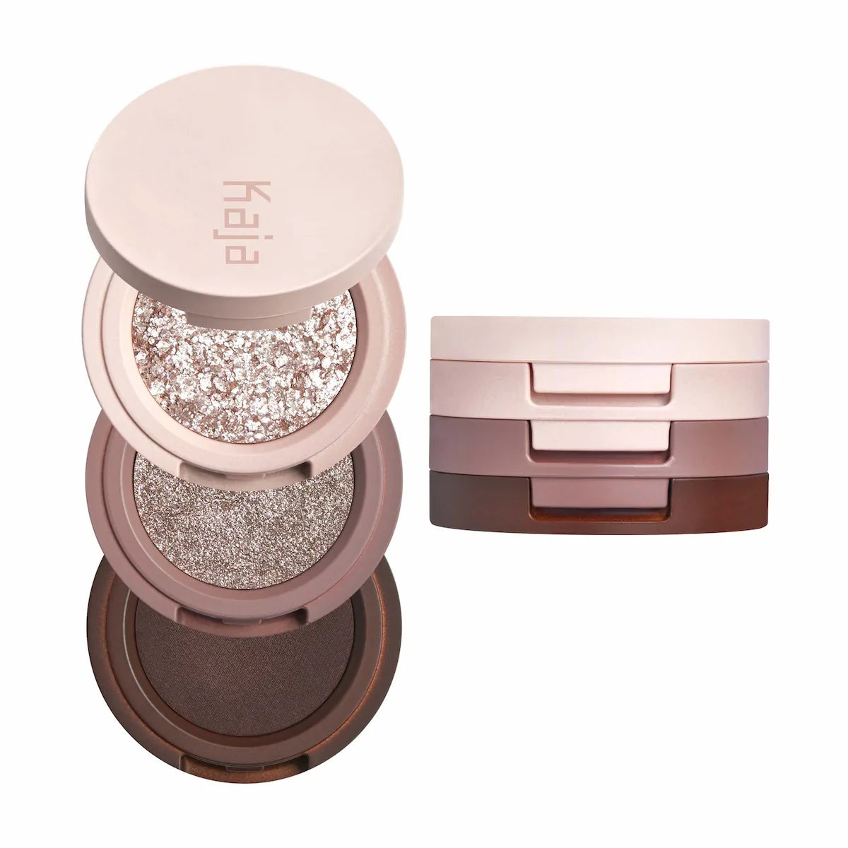 Kaja Bento Stacked Eyeshadow Trio in Cold Brew Einspanner three-shade set