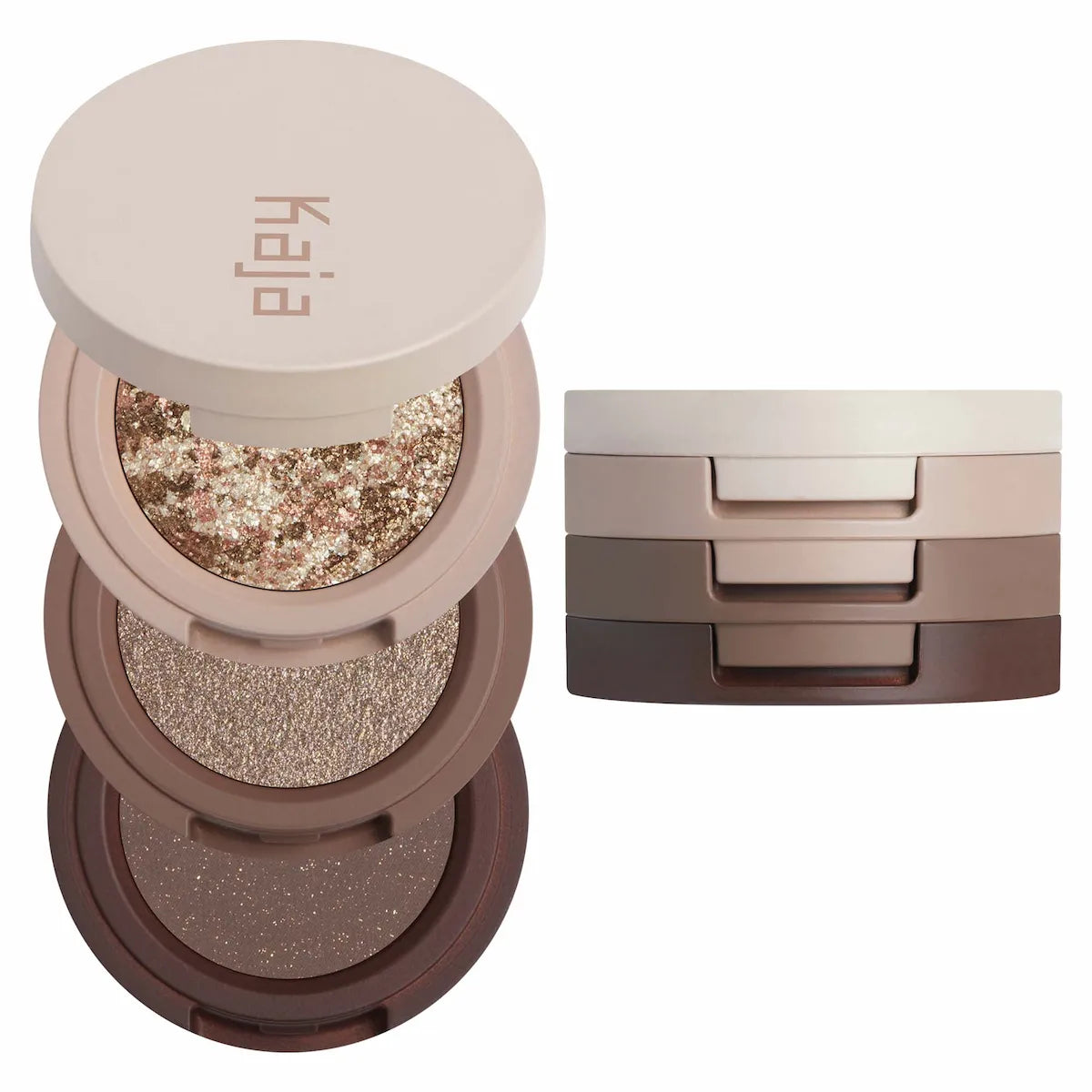 Kaja Bento Stacked Eyeshadow Trio in Forest Night three-shade set