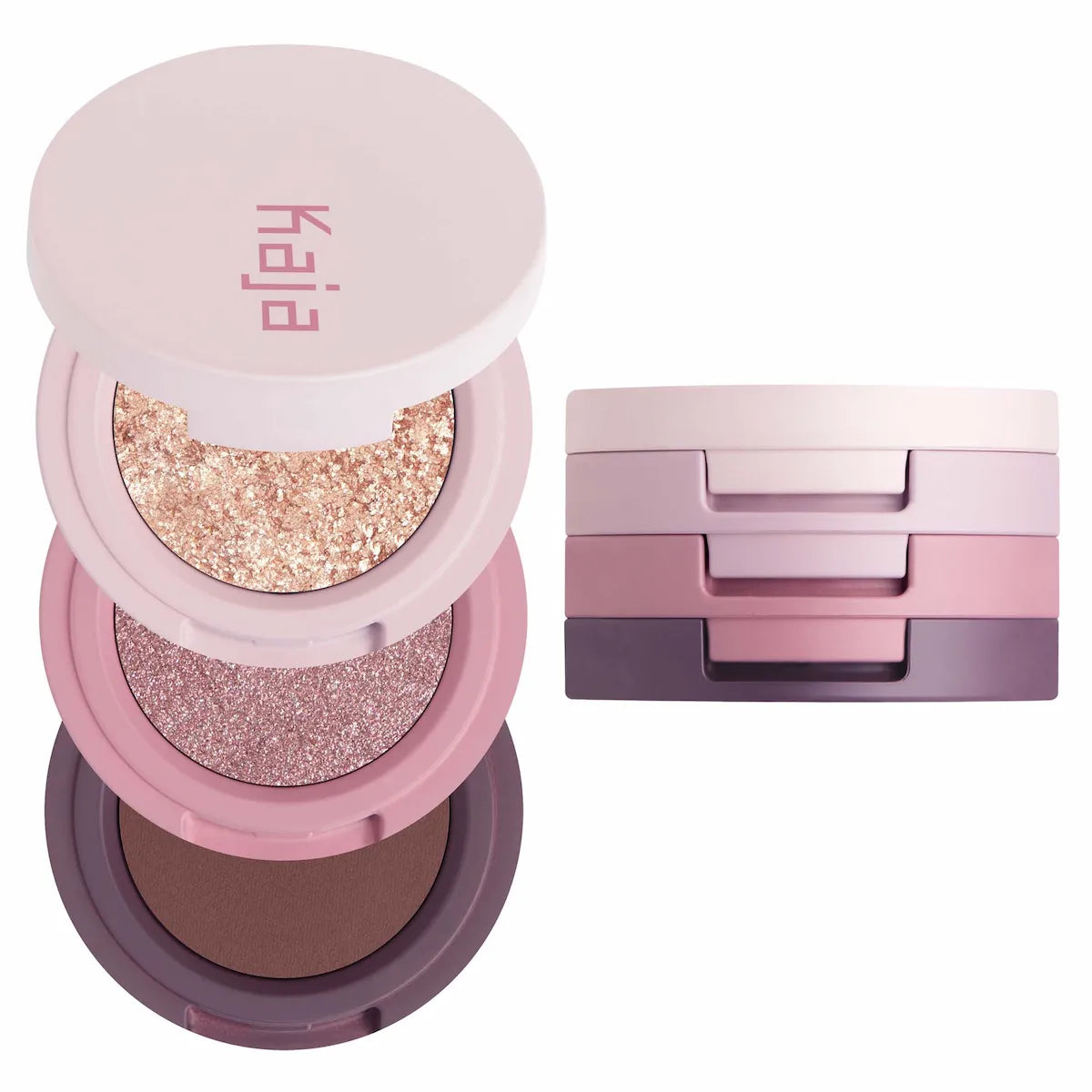 Kaja Bento Stacked Eyeshadow Trio in Mauve Bouquet three-shade set