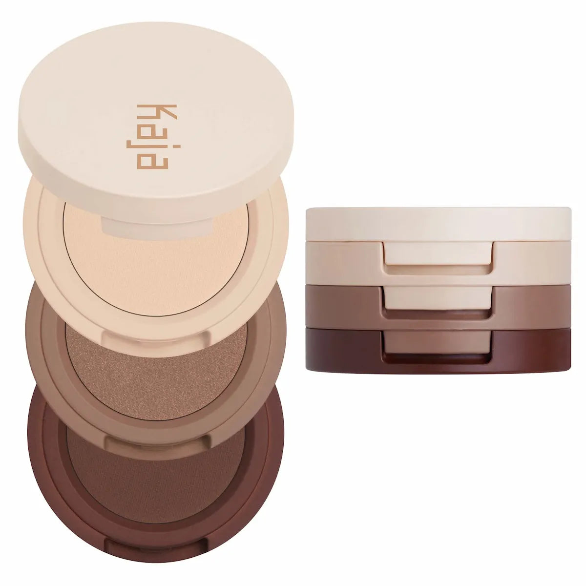 Kaja Bento Stacked Eyeshadow Trio in Neutral Moment three-shade set