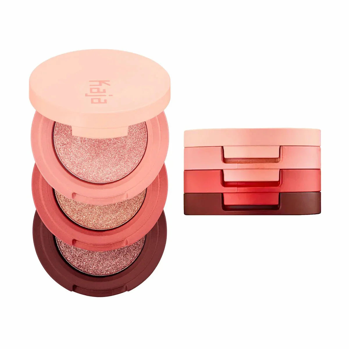 Kaja Bento Stacked Eyeshadow Trio in Orange Blossom three-shade set