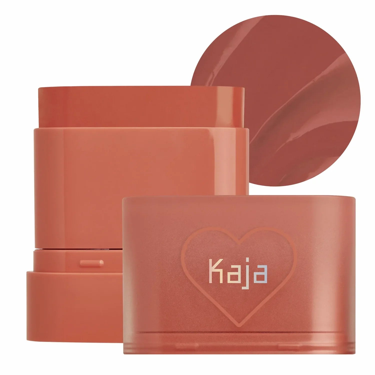 Kaja Dewy Bar Cranberry Cooler applied look