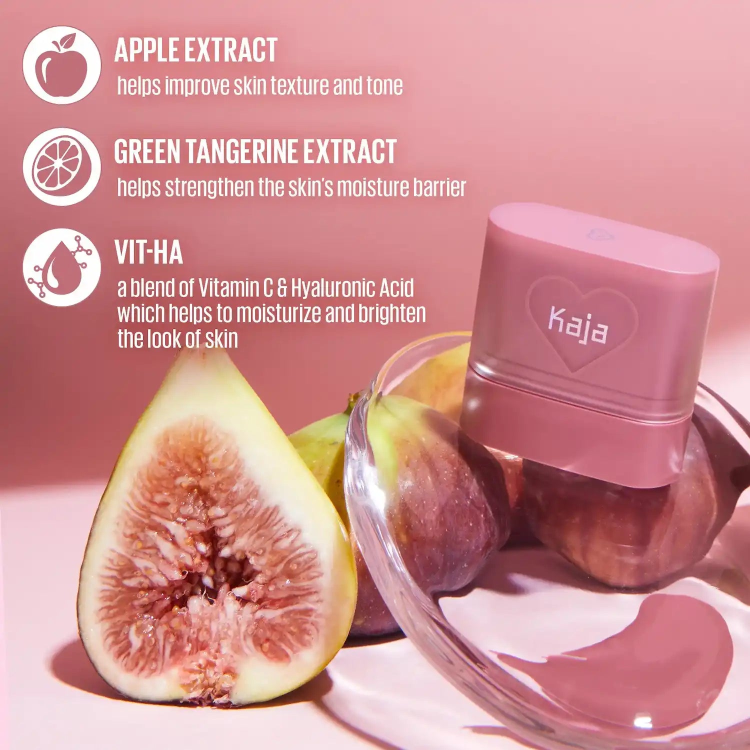 Kaja Cheek & Lip Multi Balm-Stick Dewy Bar blendable cream-to-skin finish