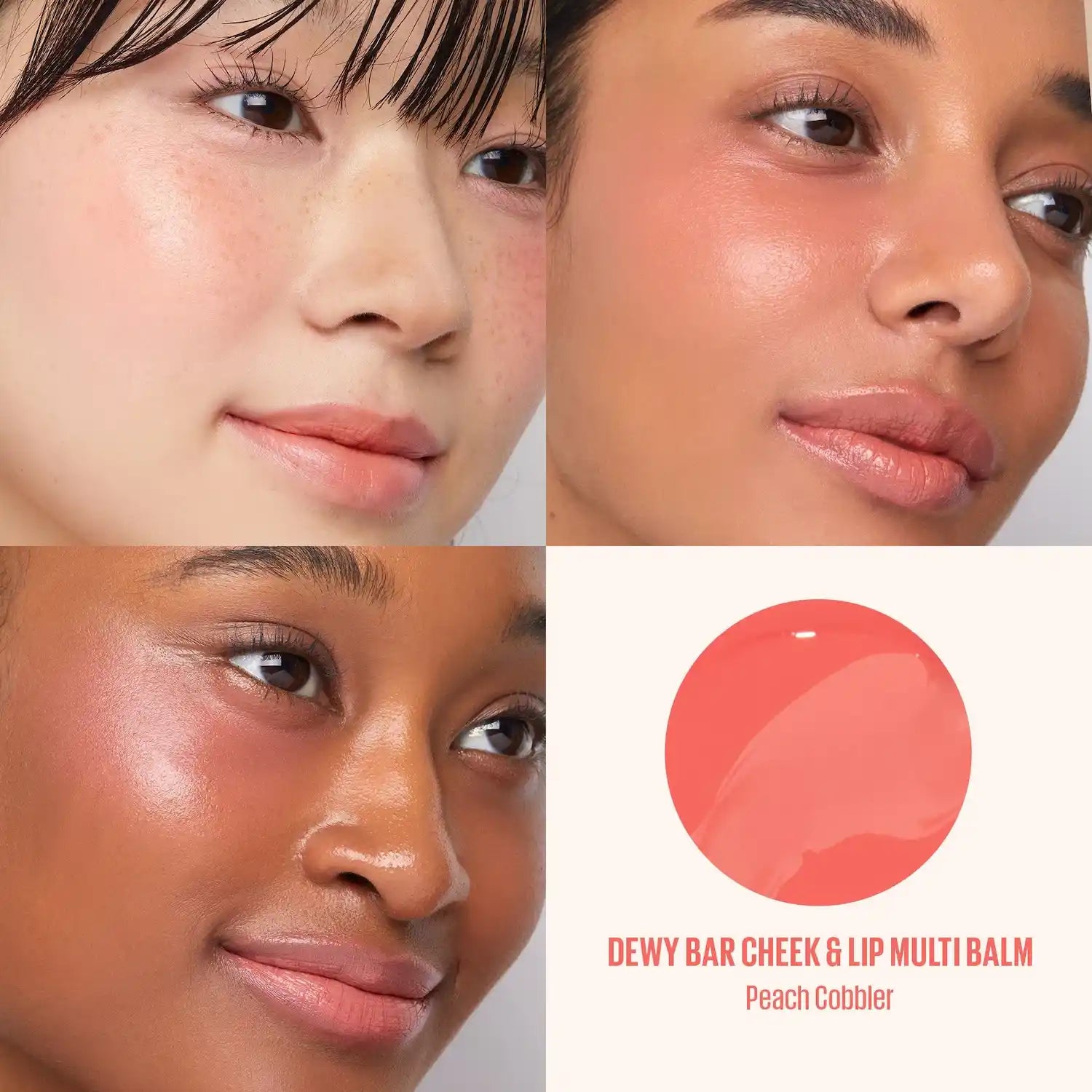 Kaja Dewy Bar Peach Cobbler shade swatch