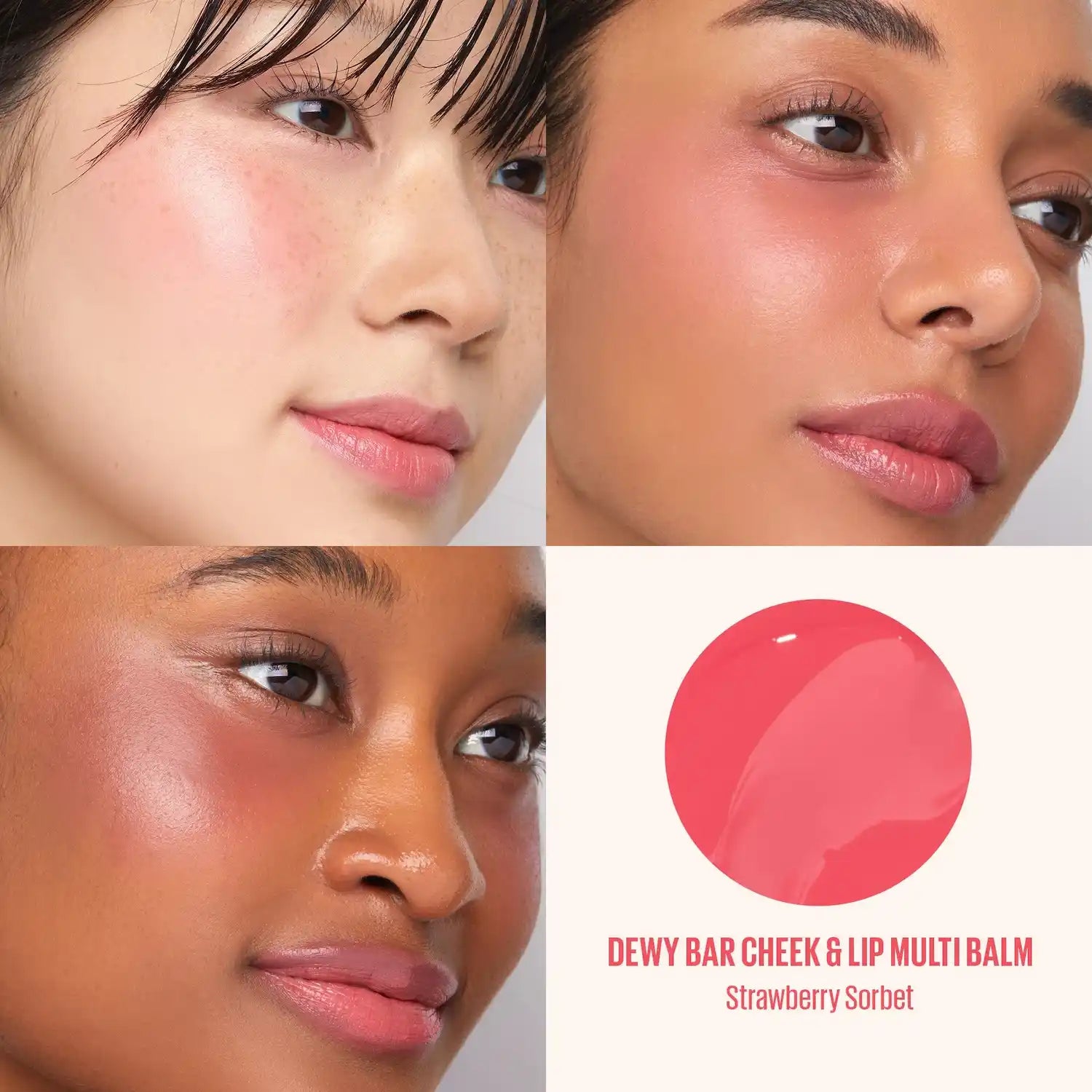 Kaja Dewy Bar Strawberry Sorbet shade swatch