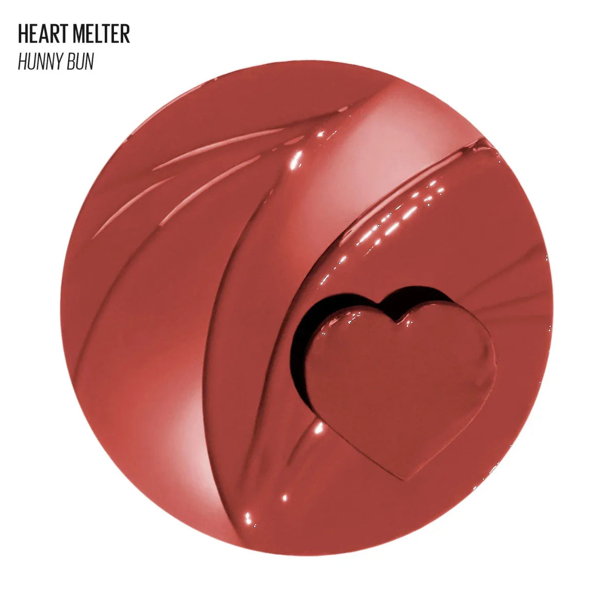 Kaja Heart Melter Gloss Stick in Hunny Bun glossy shade