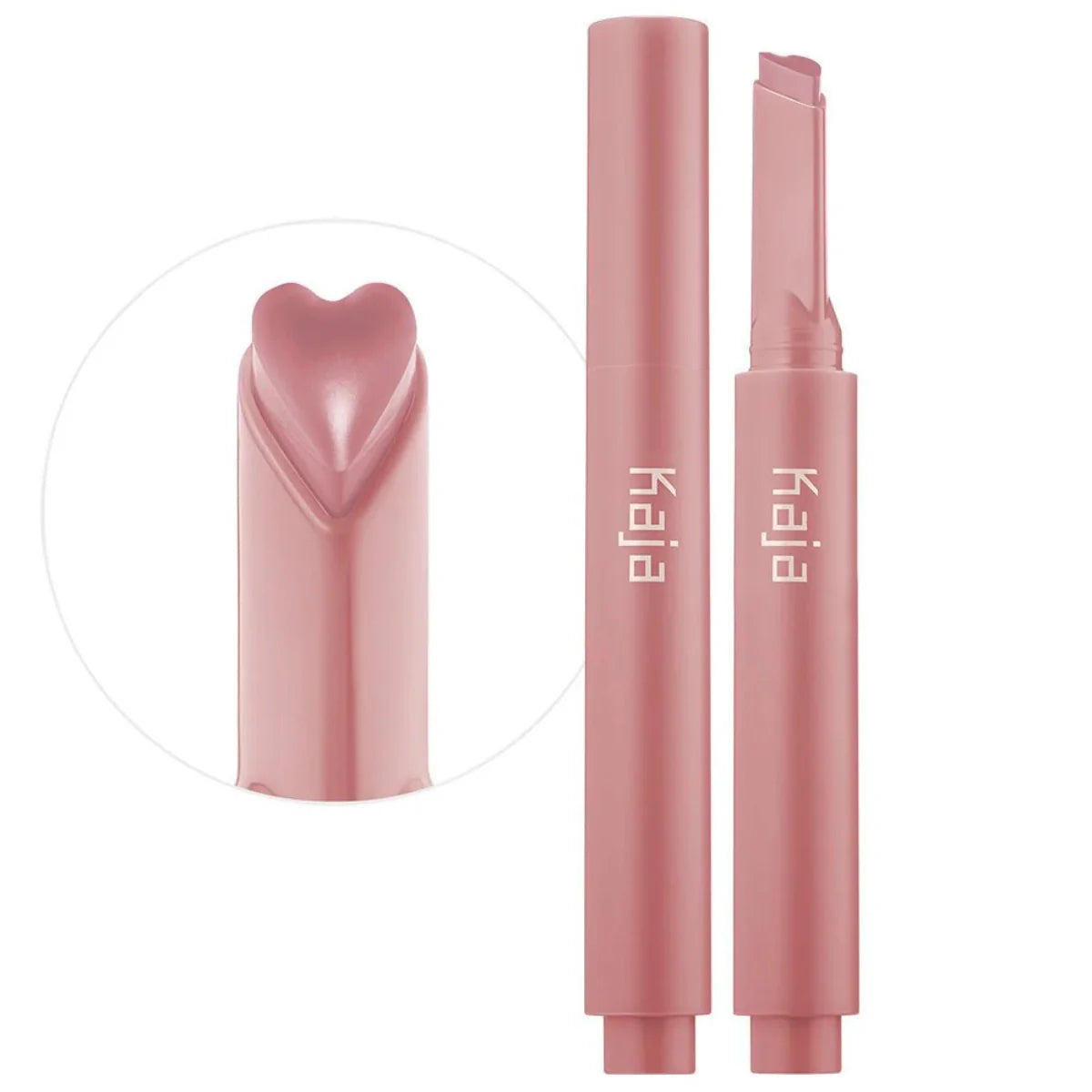 Kaja Heart Melter Gloss Stick Let's Chill shade swatch