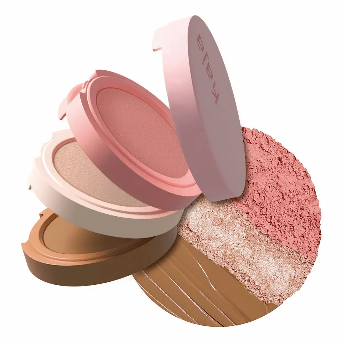 Kaja Play Bento Face Palette — bronzer, blush and highlighter trio in one bento palette