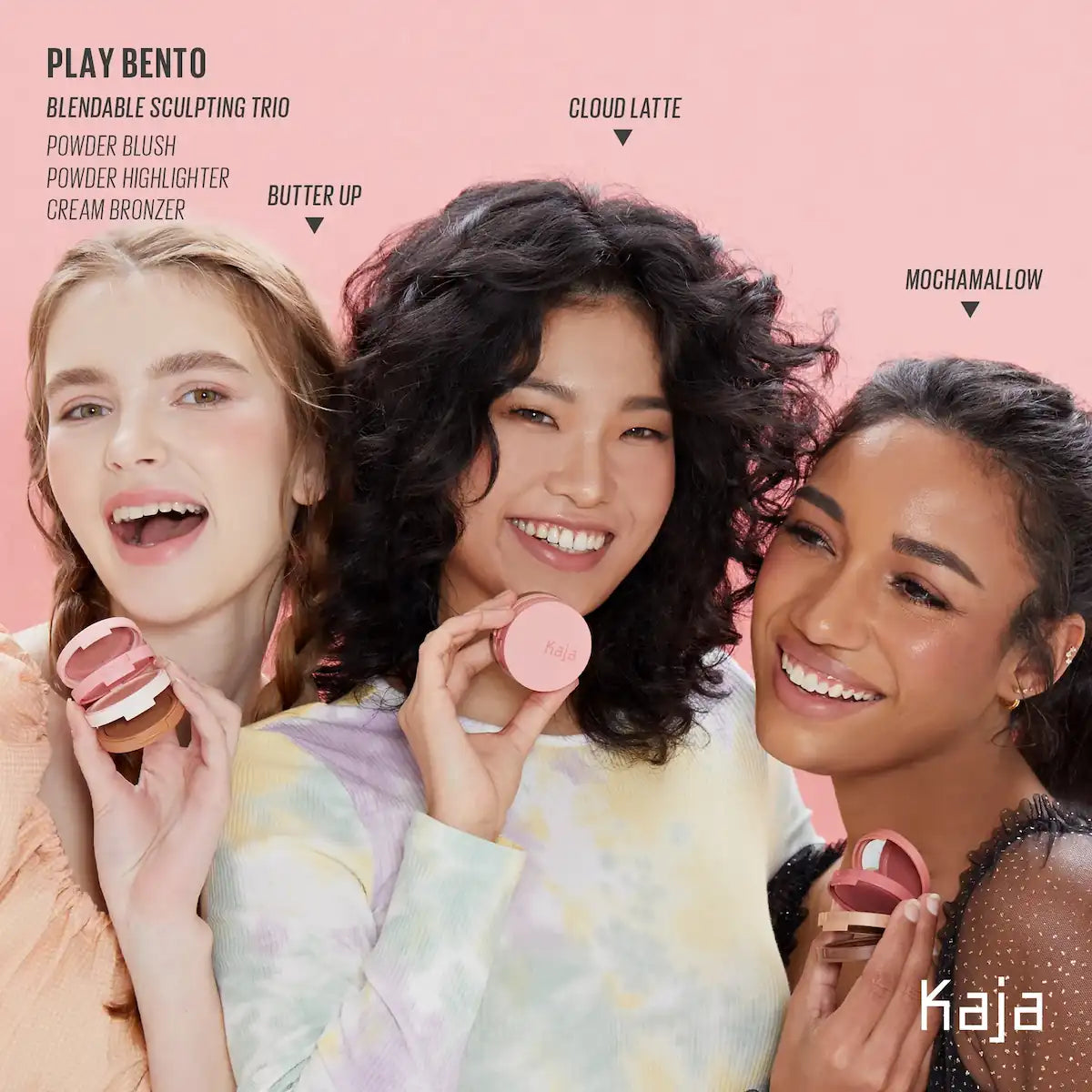 Kaja Play Bento Face Palette bronzer for warmth and definition