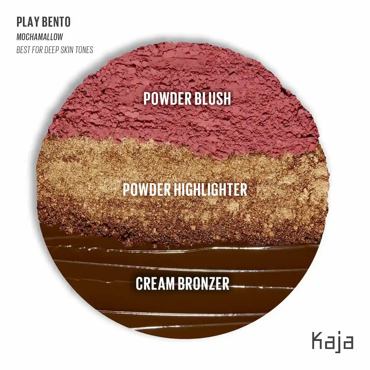 Kaja Play Bento Face Palette highlighter for radiant glow