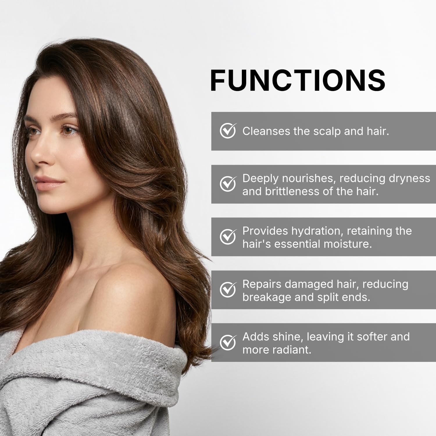 Helps repair and strengthen weak hair
