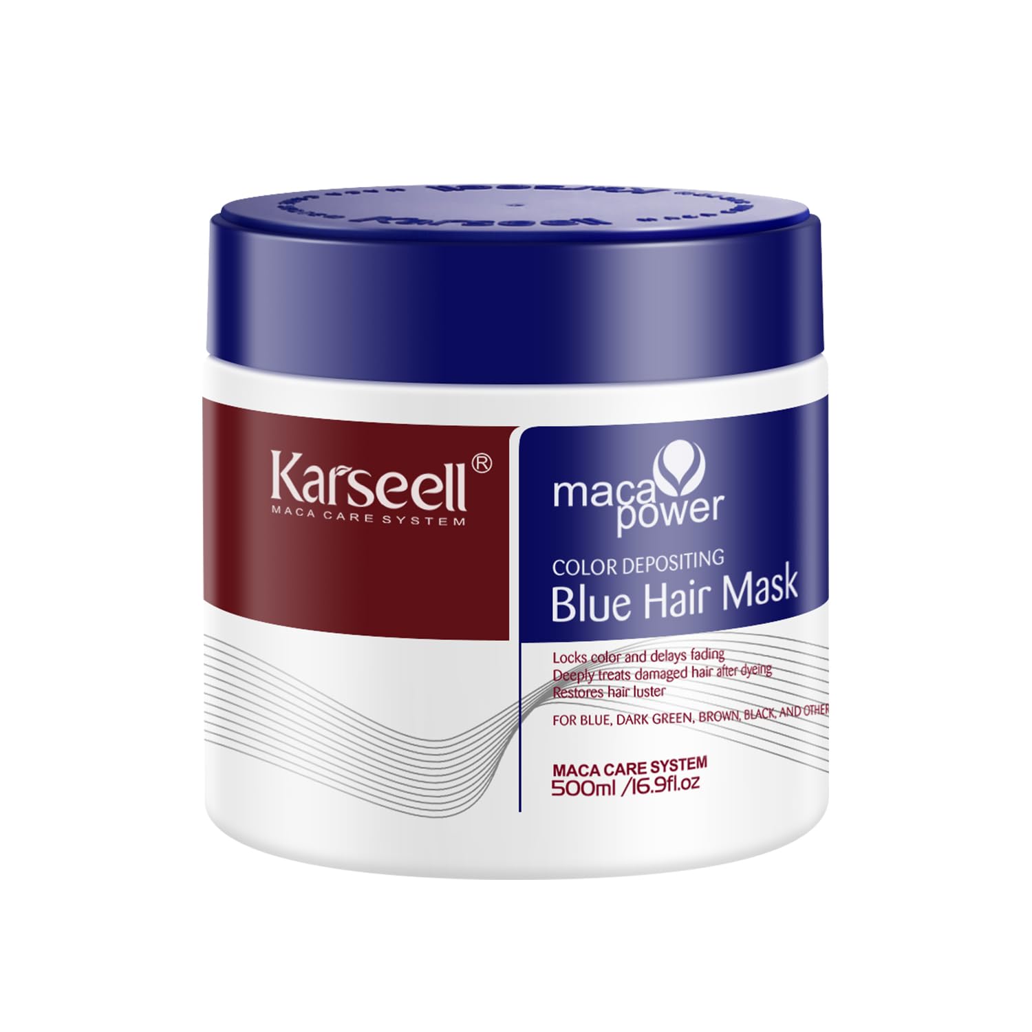 Karseell Blue Hair Color Depositing Mask – blue color depositing mask