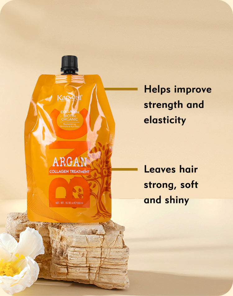 Visibly healthier, smoother hair