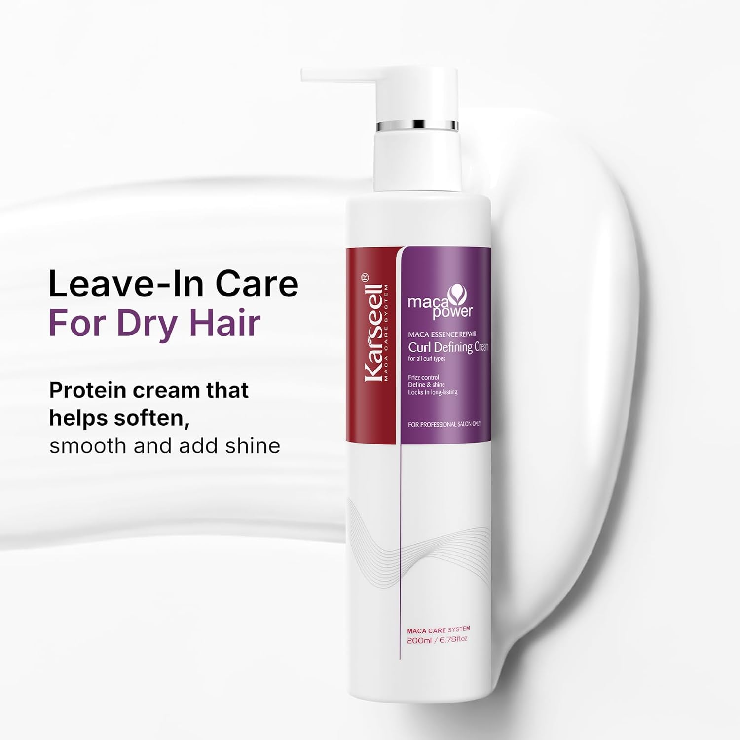 Nourishing formula for curly, wavy hair