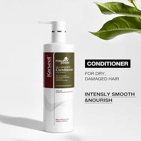 Apply to washed hair, leave a few minutes, then rinse