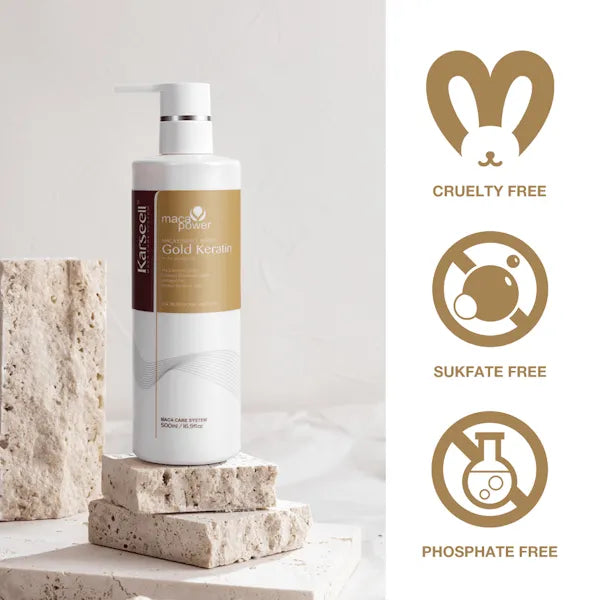 Smooths and softens rough, dry hair