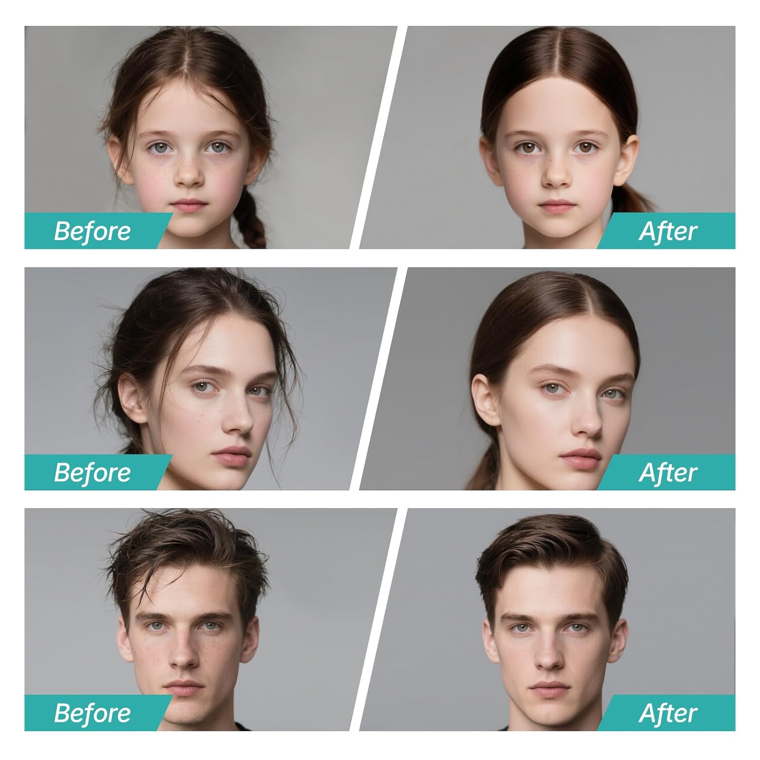 Smooths frizz for a sleek finish