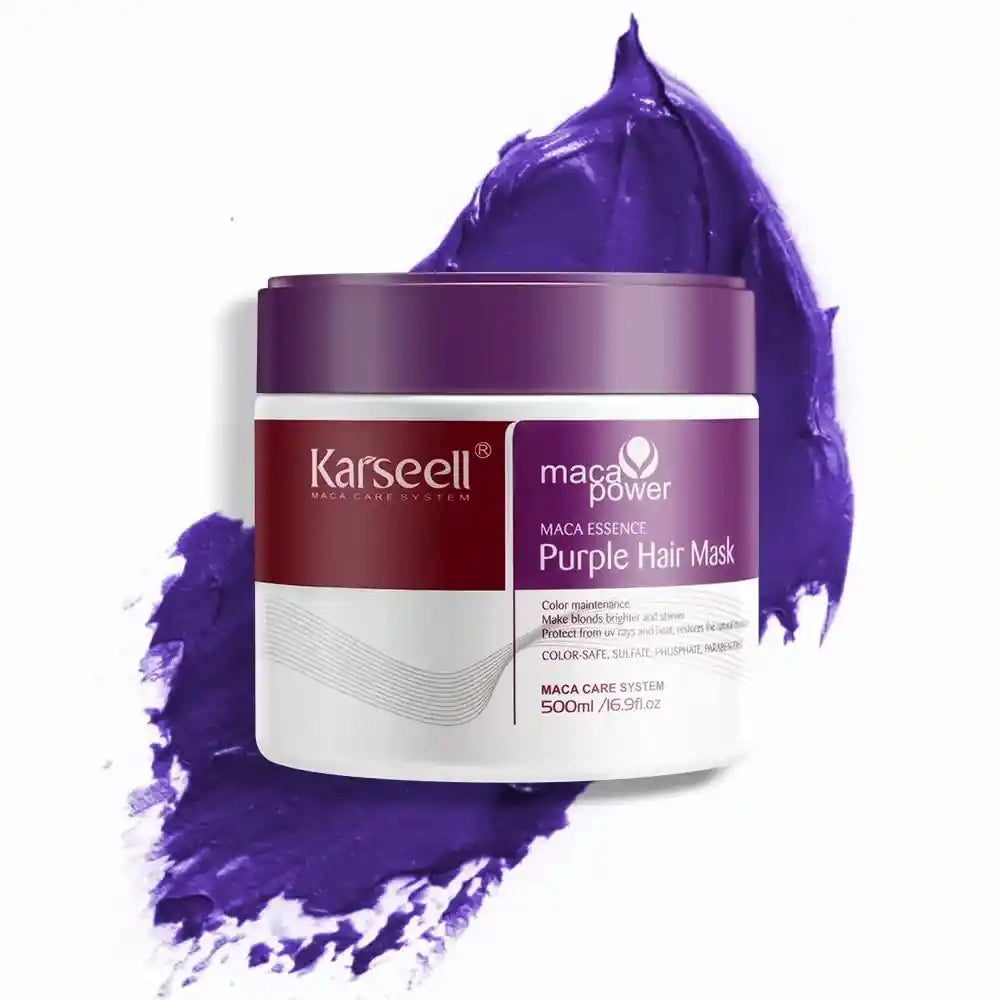 Karseell Maca Power Purple Hair Mask – purple toning hair mask