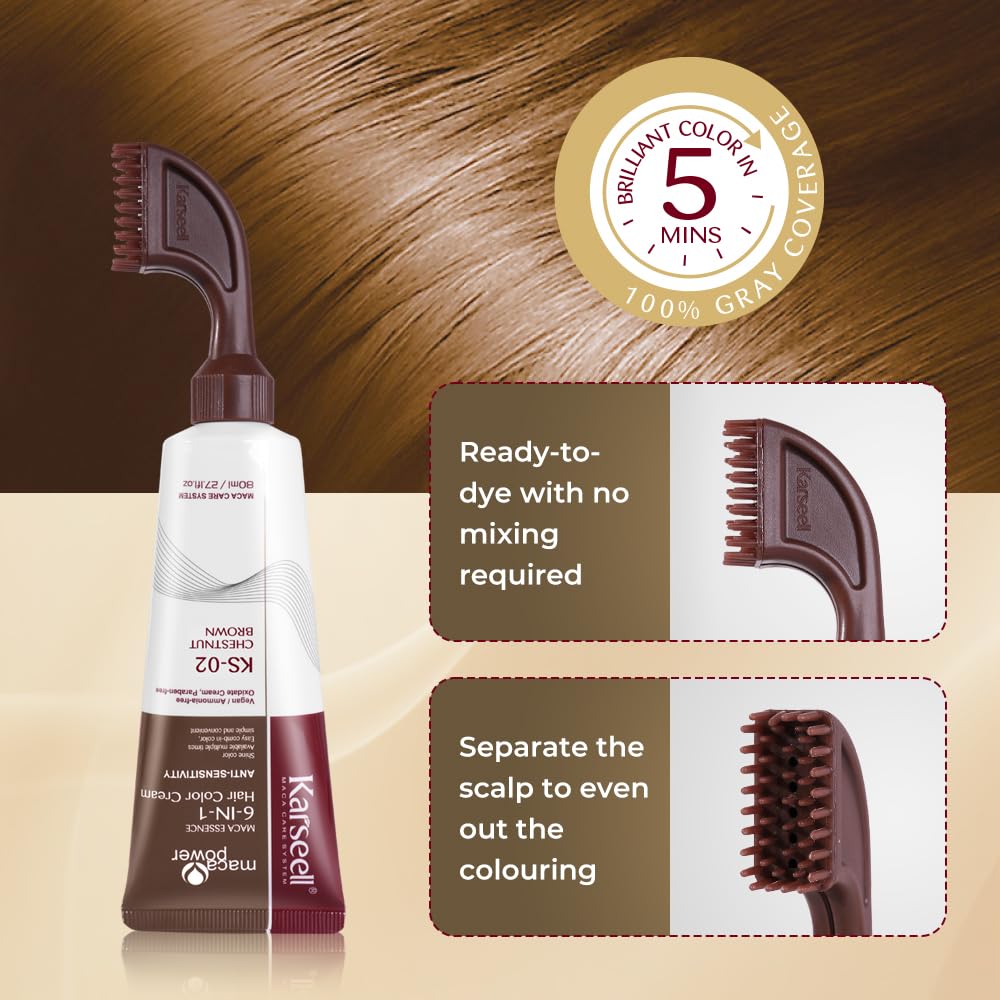 Long-lasting colour with a natural finish