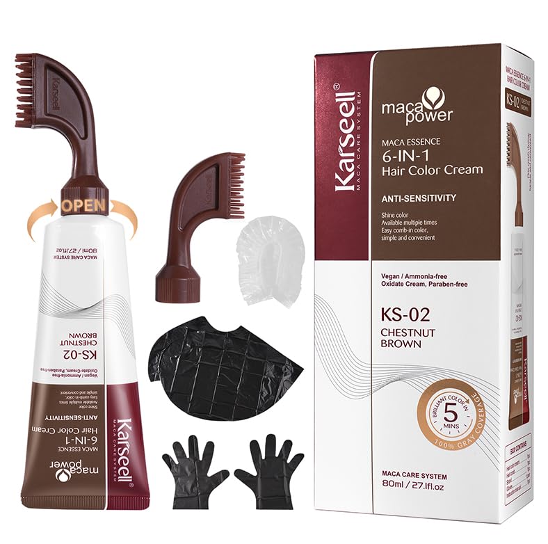 Karseell Men Easy Comb-In Hair Dye – easy comb-in grey coverage