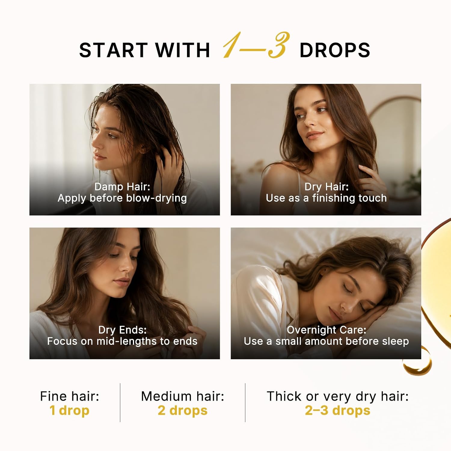 Protects hair during heat styling