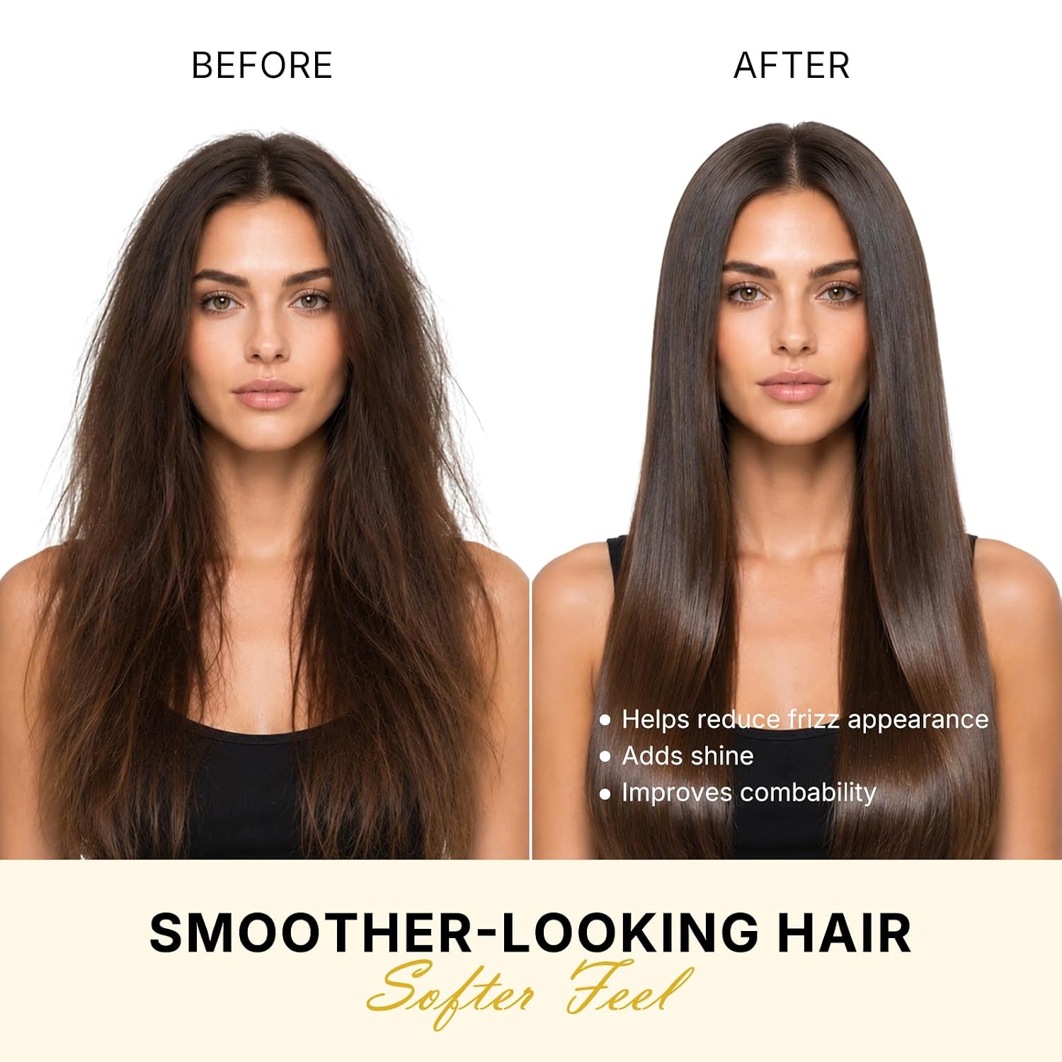 Apply a few drops to damp or dry hair