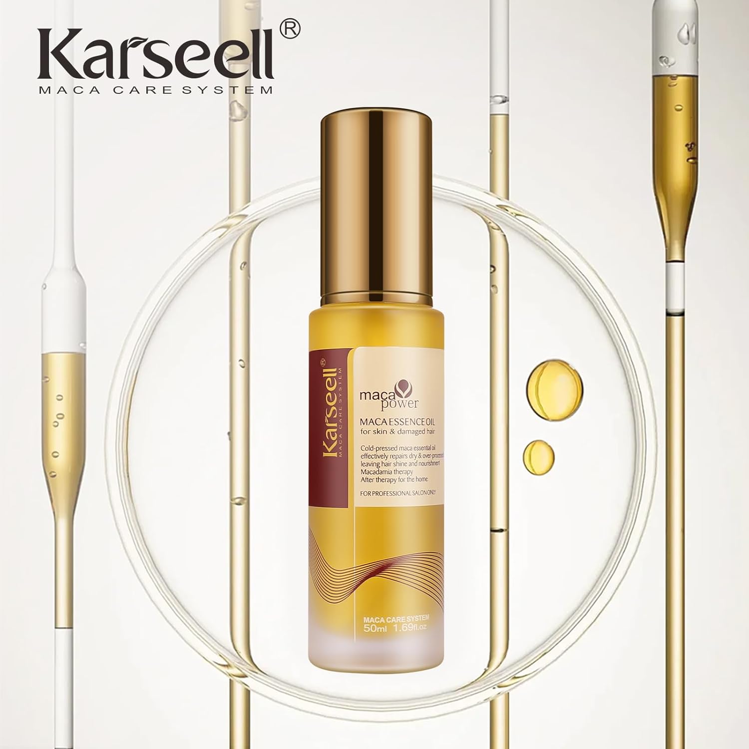 Pure Moroccan argan oil rich in vitamin E