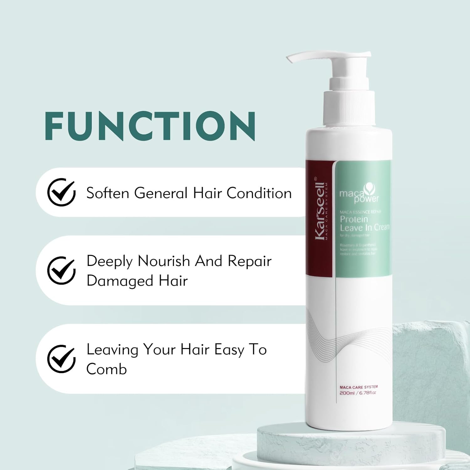 Boosts shine and manageability