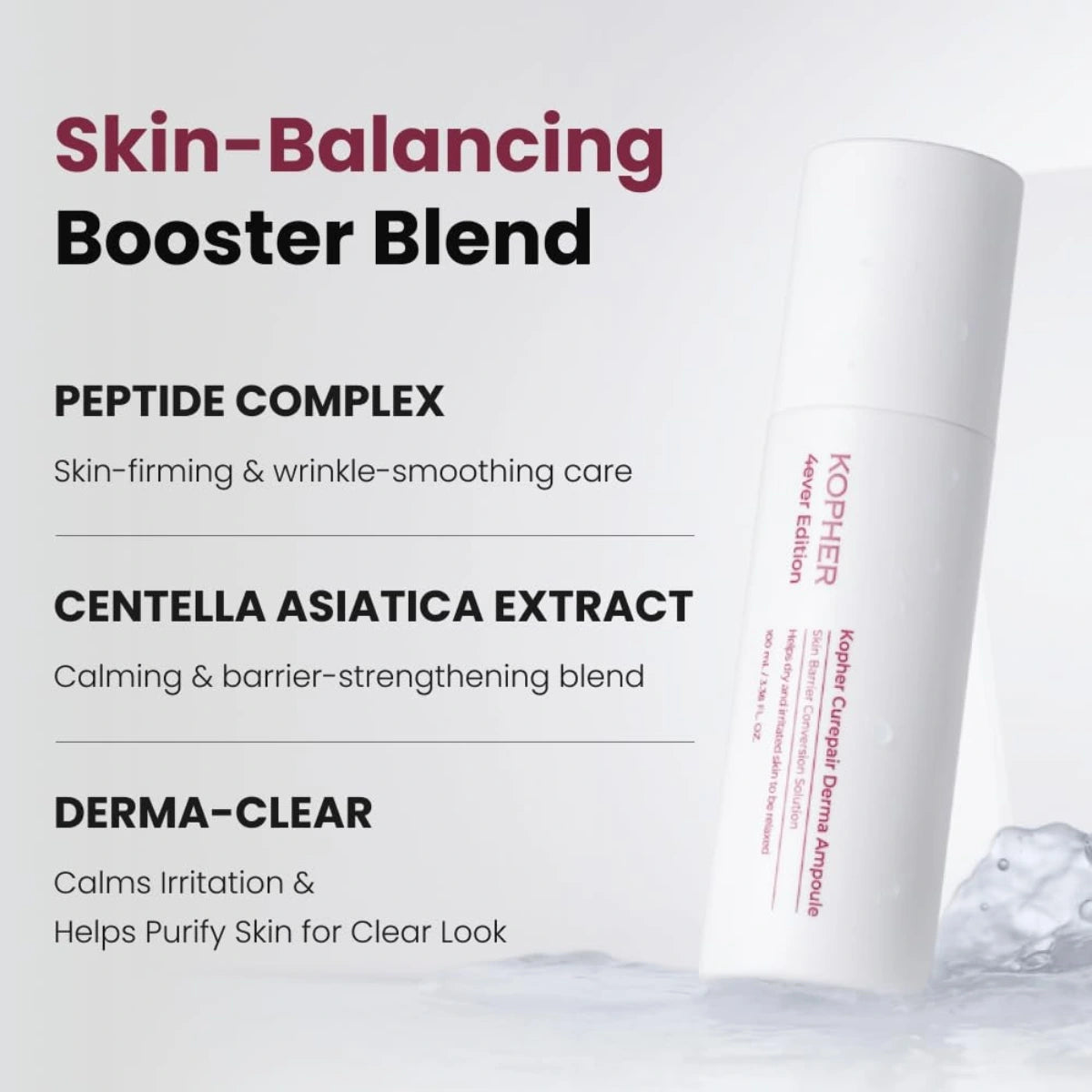 Kopher Curepair Derma Ampoule — intensive barrier-repair soothing ampoule