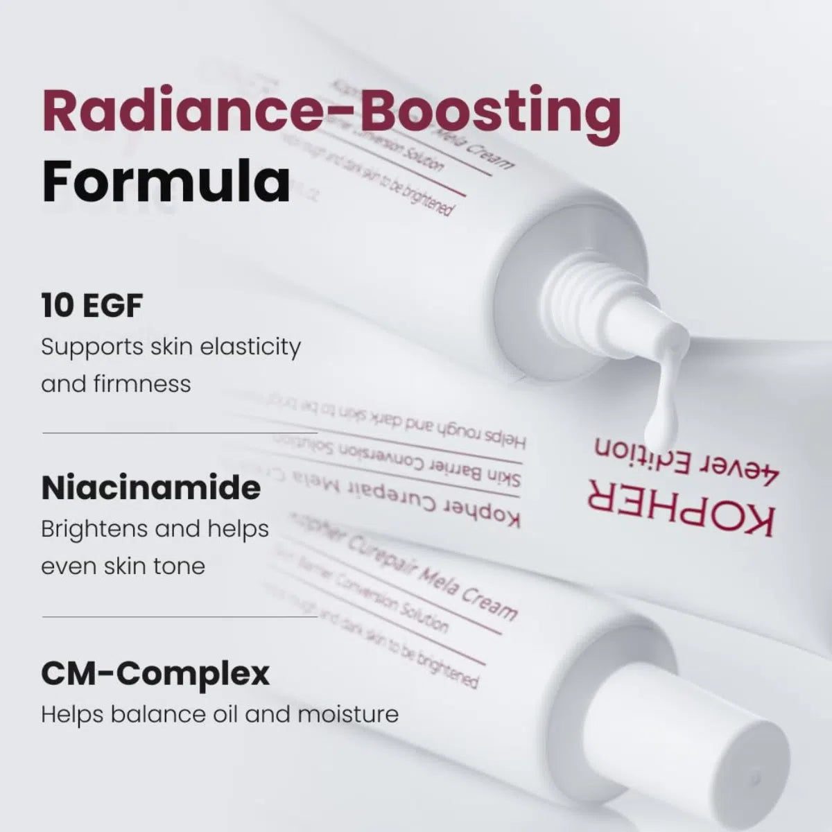 Nourishes and helps even the look of tone and dark spots