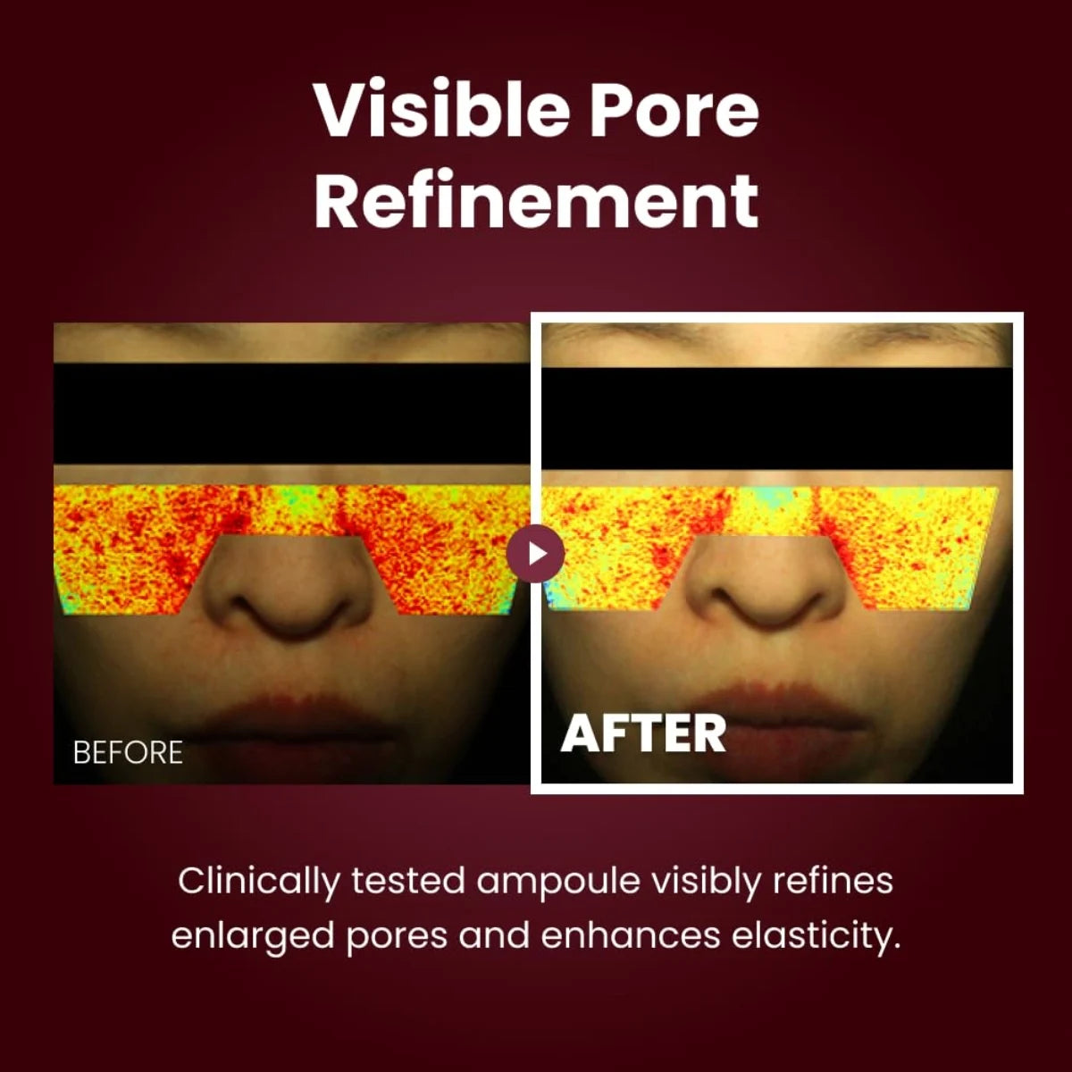 Transparent, lightweight ampoule with fast absorption